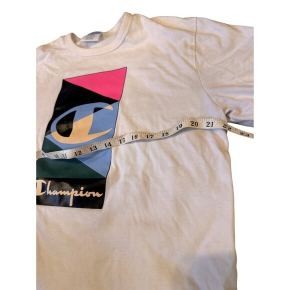 Champion Large Graphic T-Shirt With Colorful Logo Design Men's Size Large - Picture 4 of 6